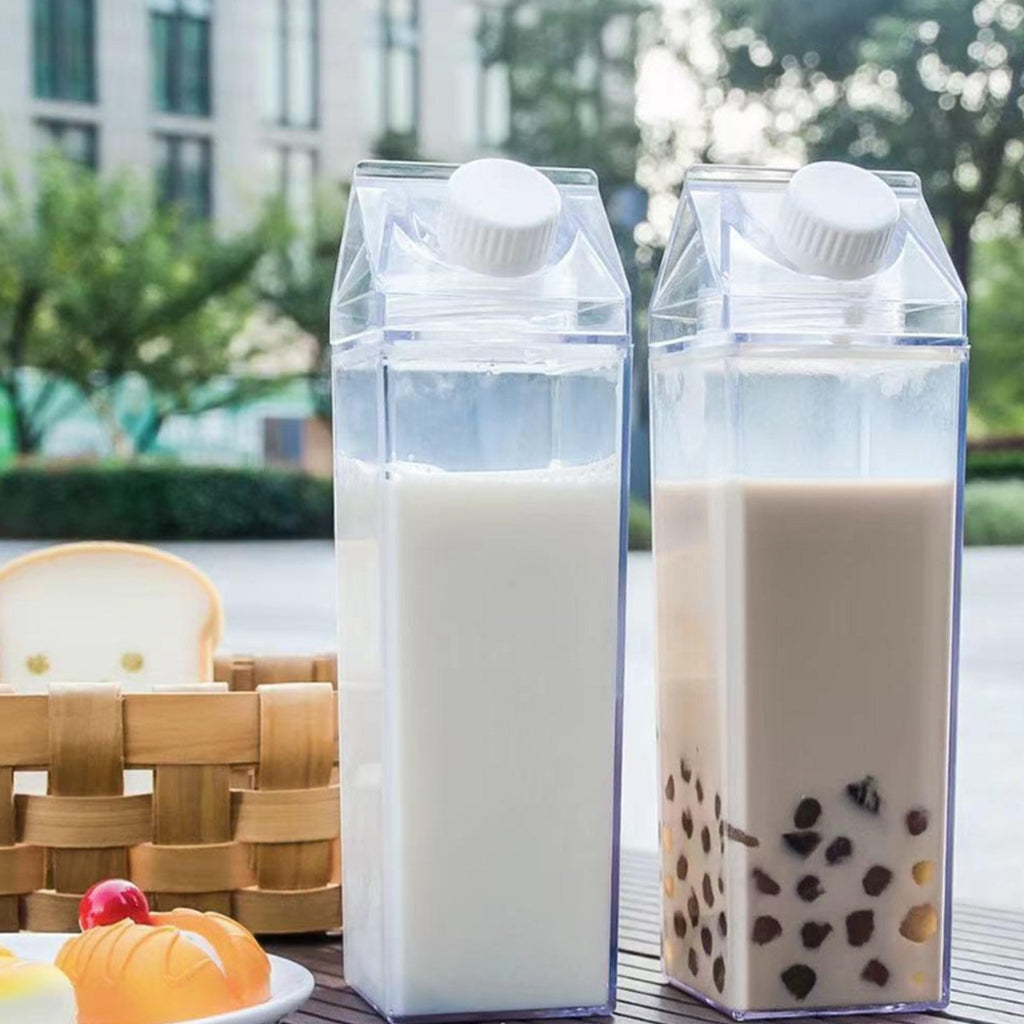 Garrafa Organizadora Milk Glass Premium - Geladeira de Novela