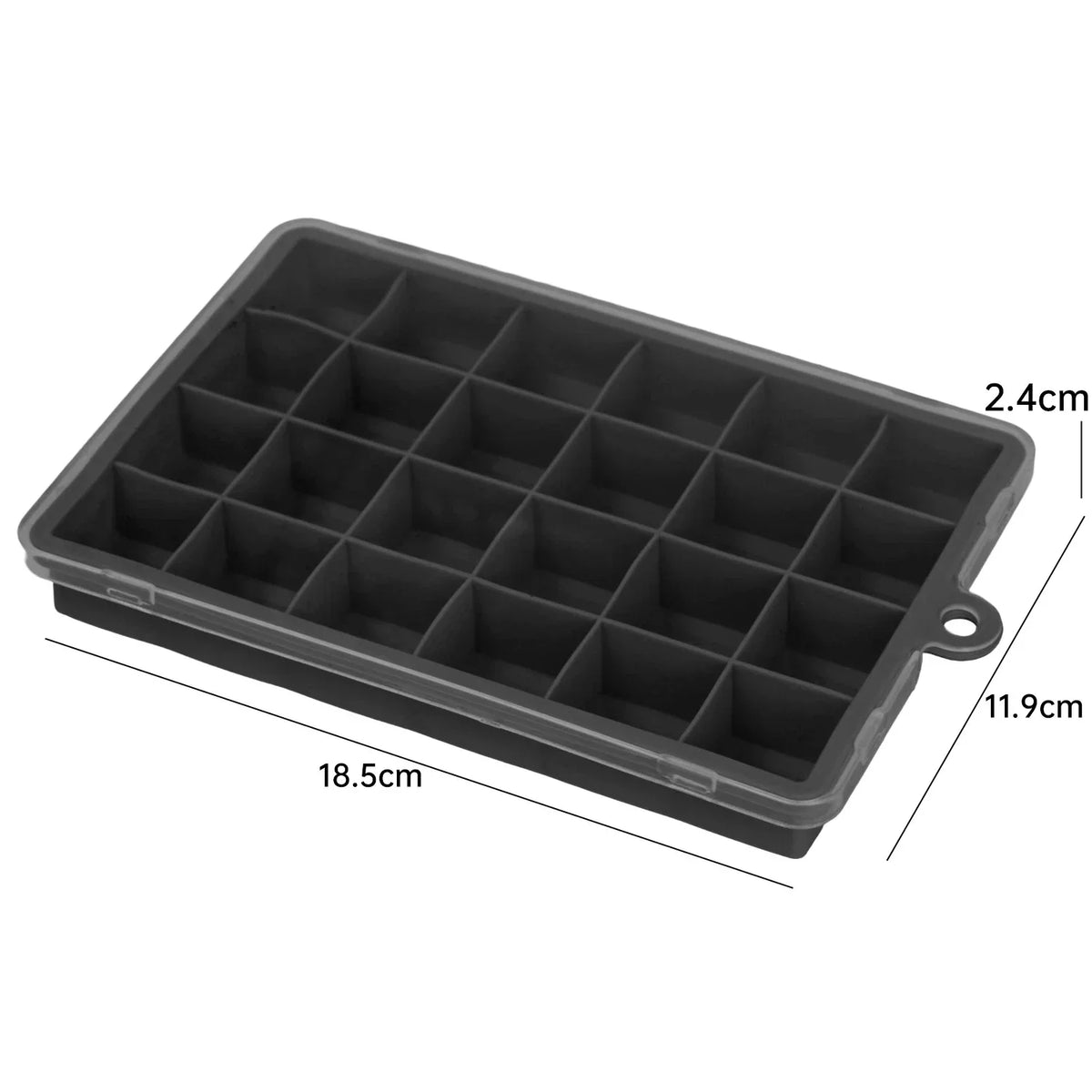 Forma de Gelo de Silicone Premium IceMax - Com Tampa Antiodor