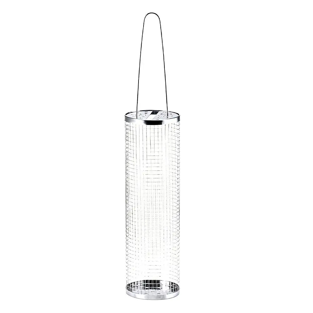 Cesto de Grelhar Rotativo em Inox – Grelhador de Churrasco Portátil