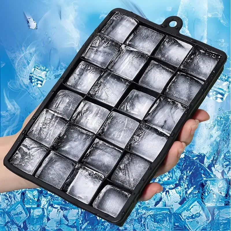 Forma de Gelo de Silicone Premium IceMax - Com Tampa Antiodor