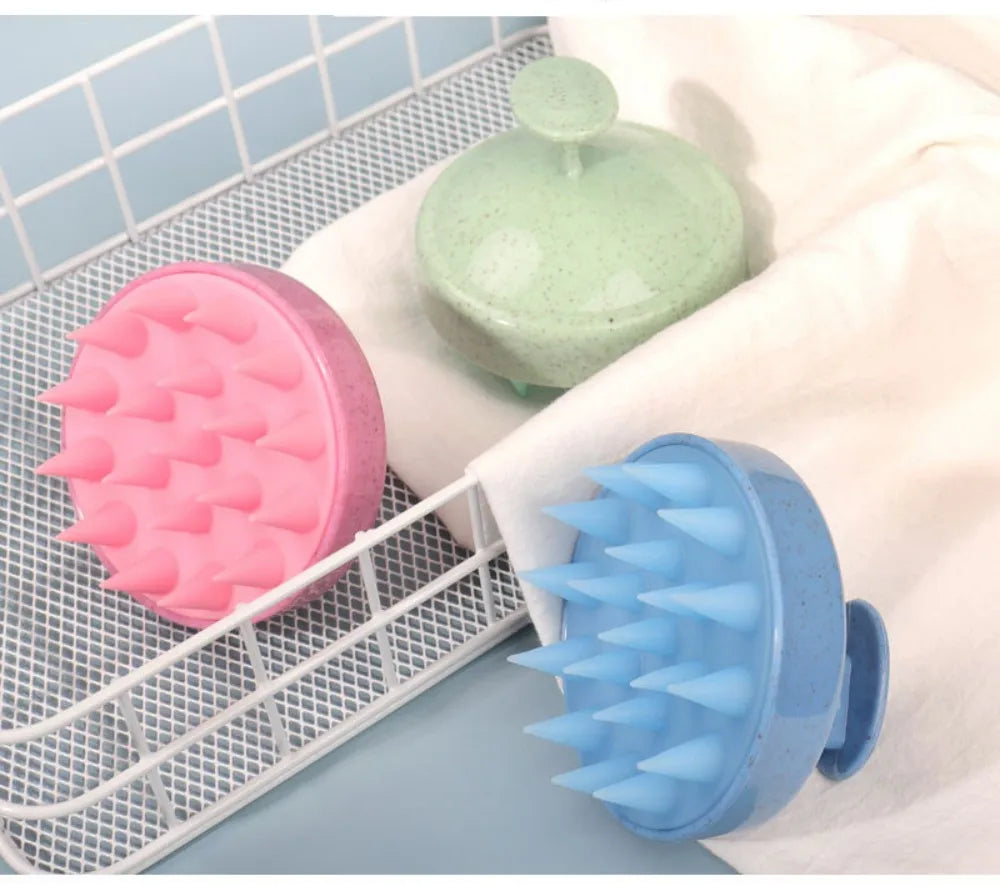 Escova de Silicone Massageadora Bellares – Saúde e Crescimento Capilar