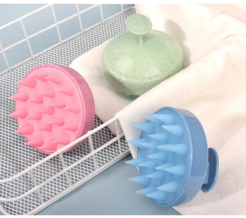 Escova de Silicone Massageadora Bellares – Saúde e Crescimento Capilar