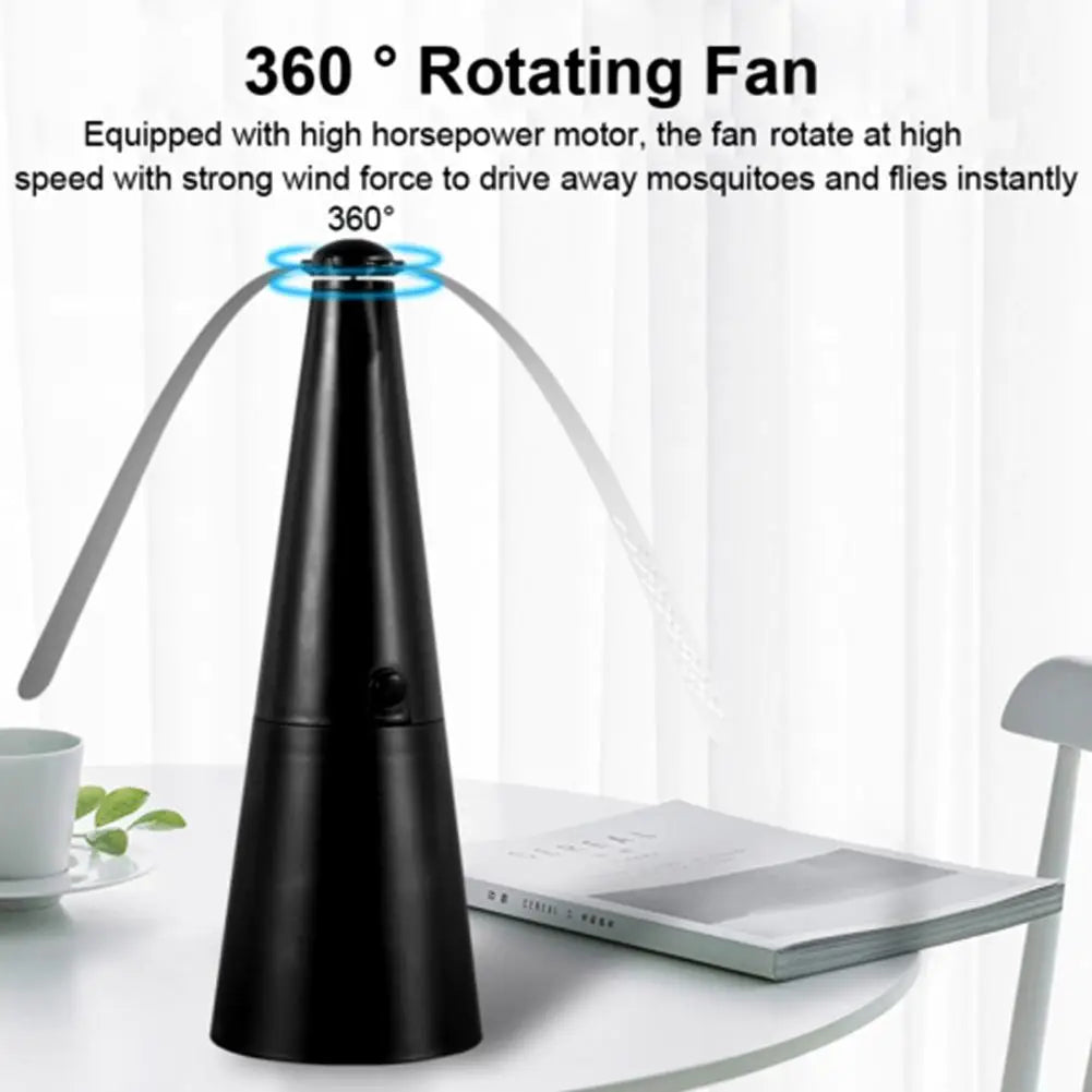 Repelente de Moscas para Mesa Premium - Ventilador Protetor de Alimentos
