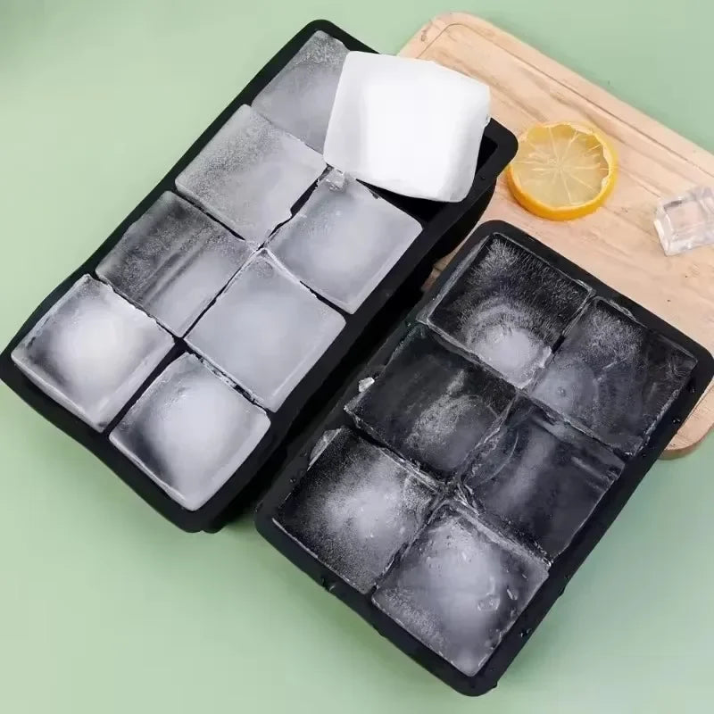 Forma de Gelo de Silicone Premium IceMax - Com Tampa Antiodor