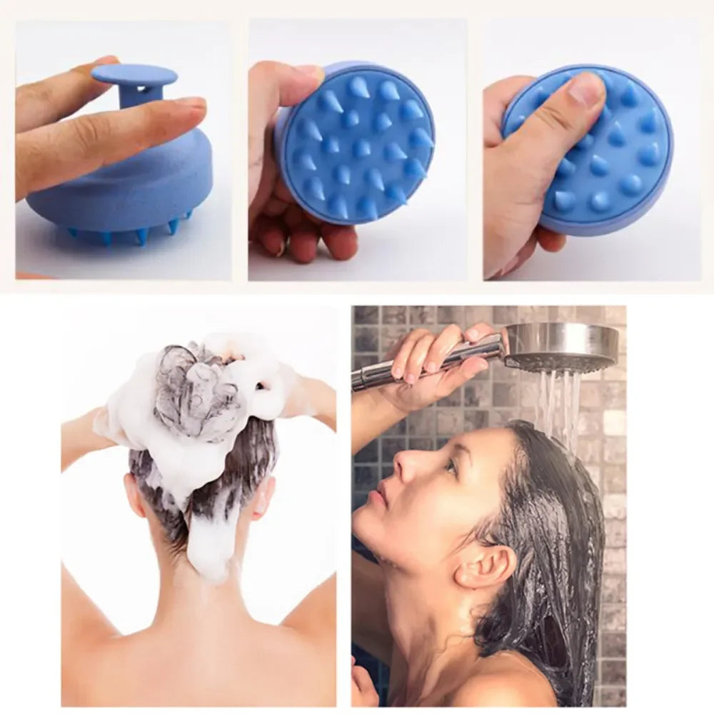 Escova de Silicone Massageadora Bellares – Saúde e Crescimento Capilar