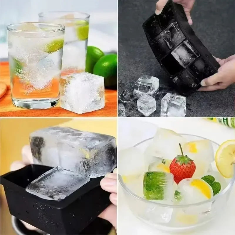 Forma de Gelo de Silicone Premium IceMax - Com Tampa Antiodor