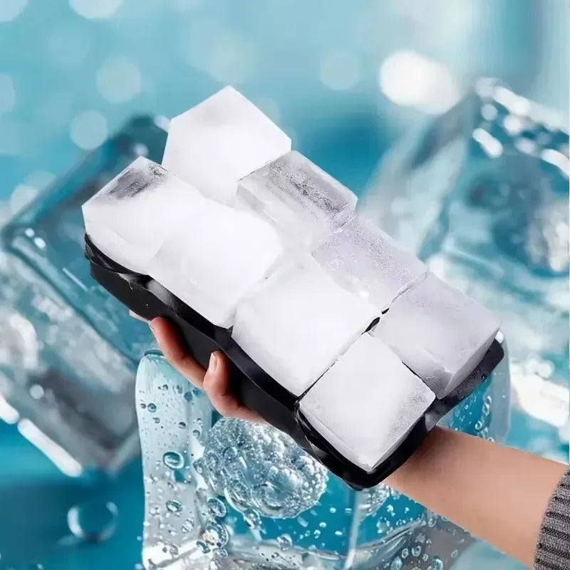 Forma de Gelo de Silicone Premium IceMax - Com Tampa Antiodor