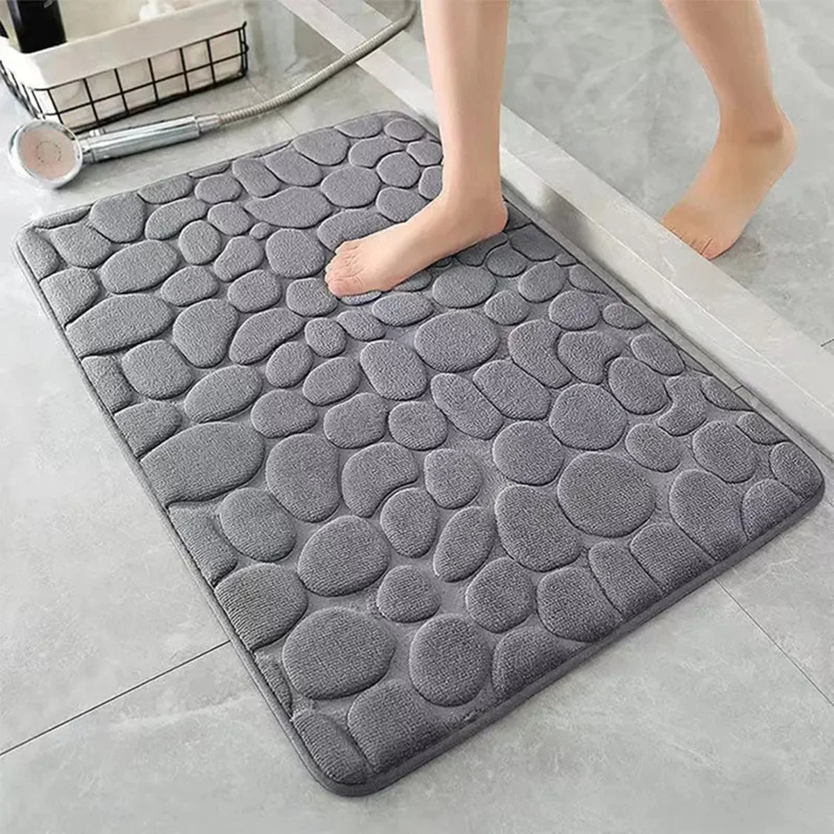 Tapete de Banheiro Nuvem Soft - Ultra Absorvente 3D
