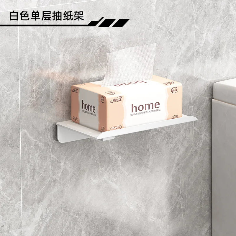 Suporte de Papel Higiênico Premium com Apoio para Celular – Sem Furos