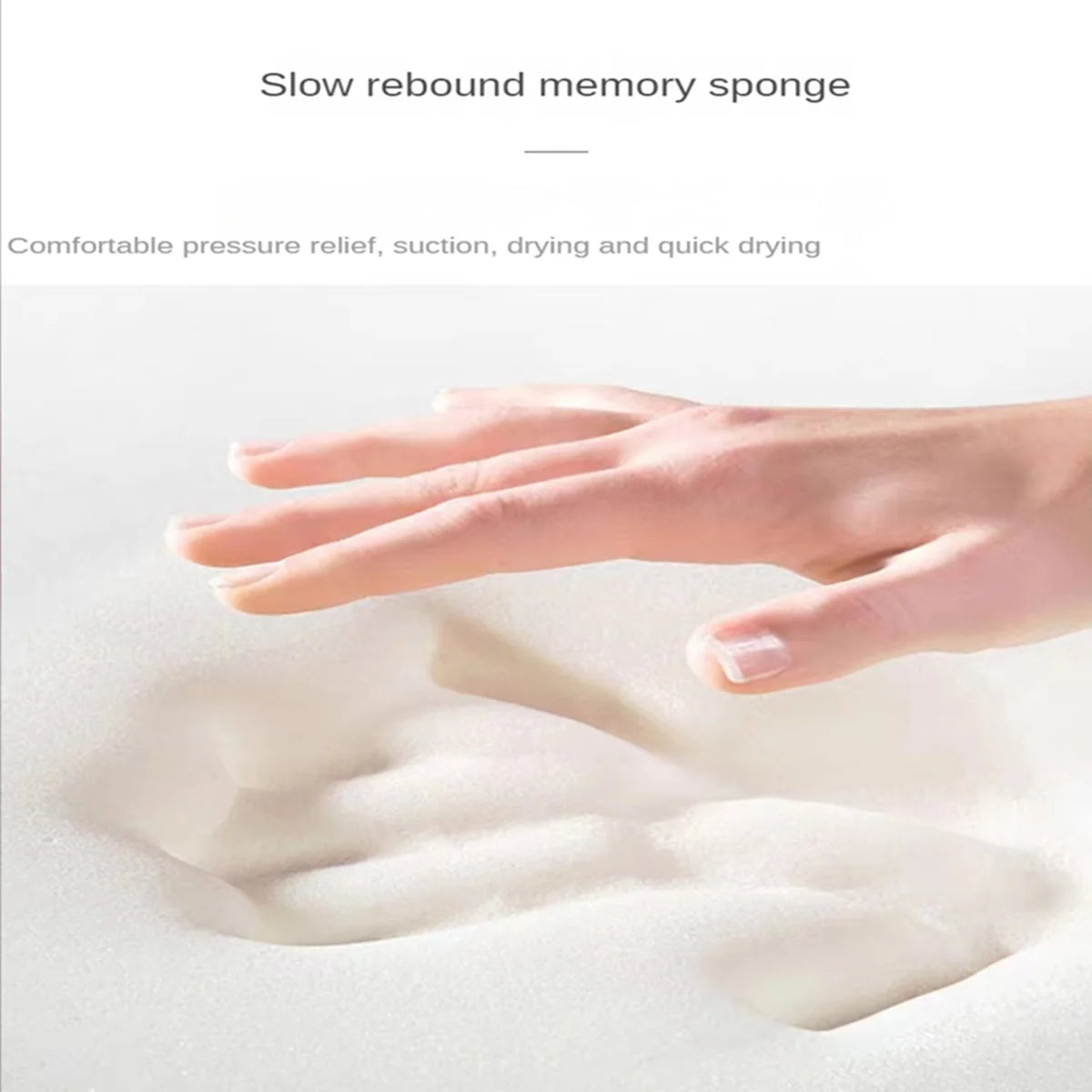 Tapete de Banheiro Nuvem Soft - Ultra Absorvente 3D