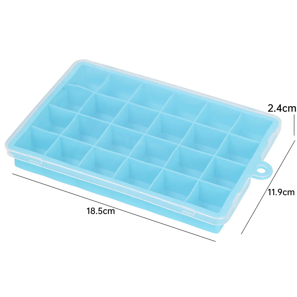 Forma de Gelo de Silicone Premium IceMax - Com Tampa Antiodor