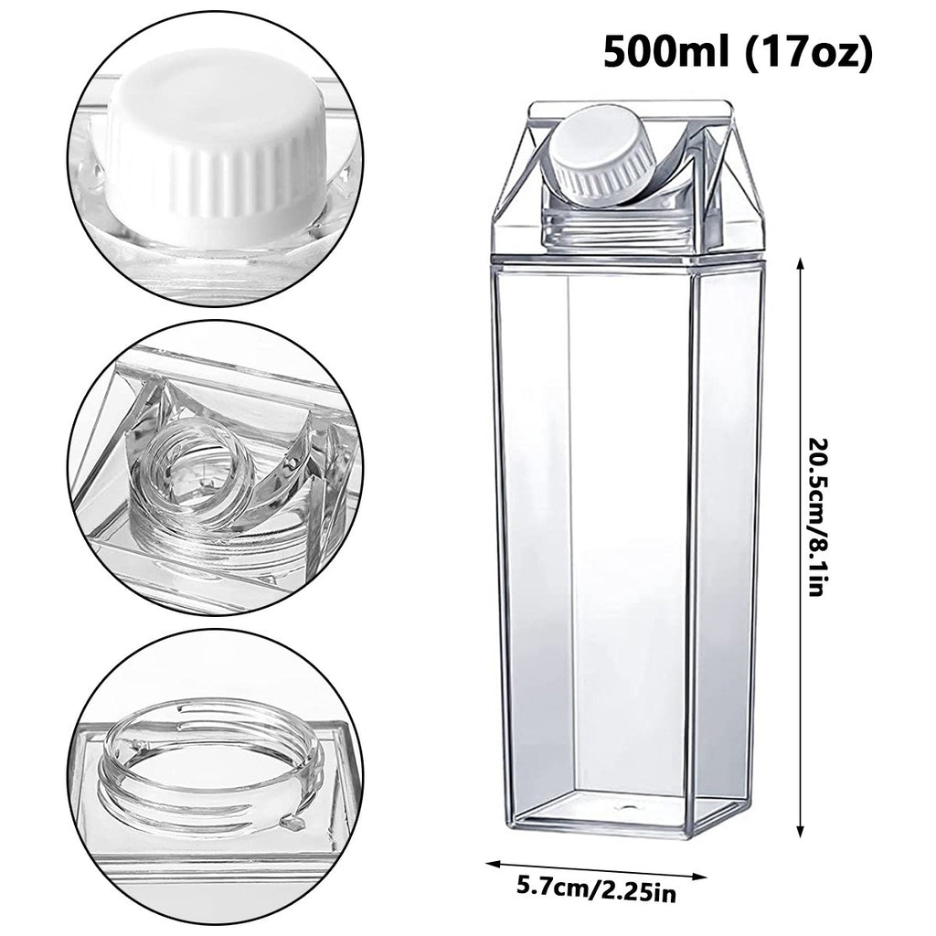 Garrafa Organizadora Milk Glass Premium - Geladeira de Novela